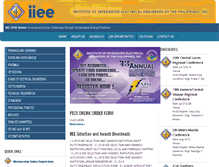 Tablet Screenshot of iiee.org.ph